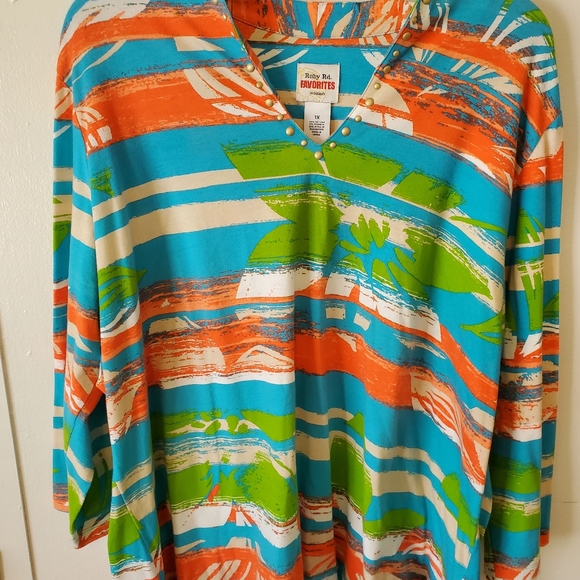 Nwot Beautiful Ruby Rd blouse - Picture 9 of 13